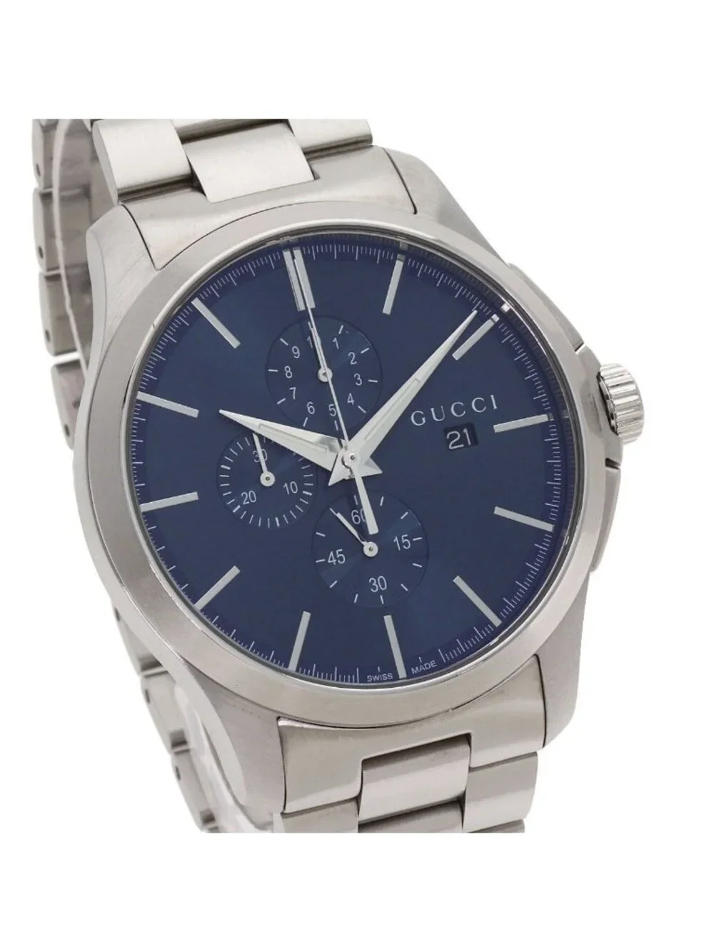 Gucci 126.2 G-Timeless Chronograph Watch SS
